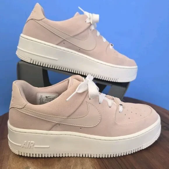 Nike Air Force 1 Sage Low Pink Particle Beige AR5339-201 Women’s 8/9 - SEE DESC - Picture 3 of 13